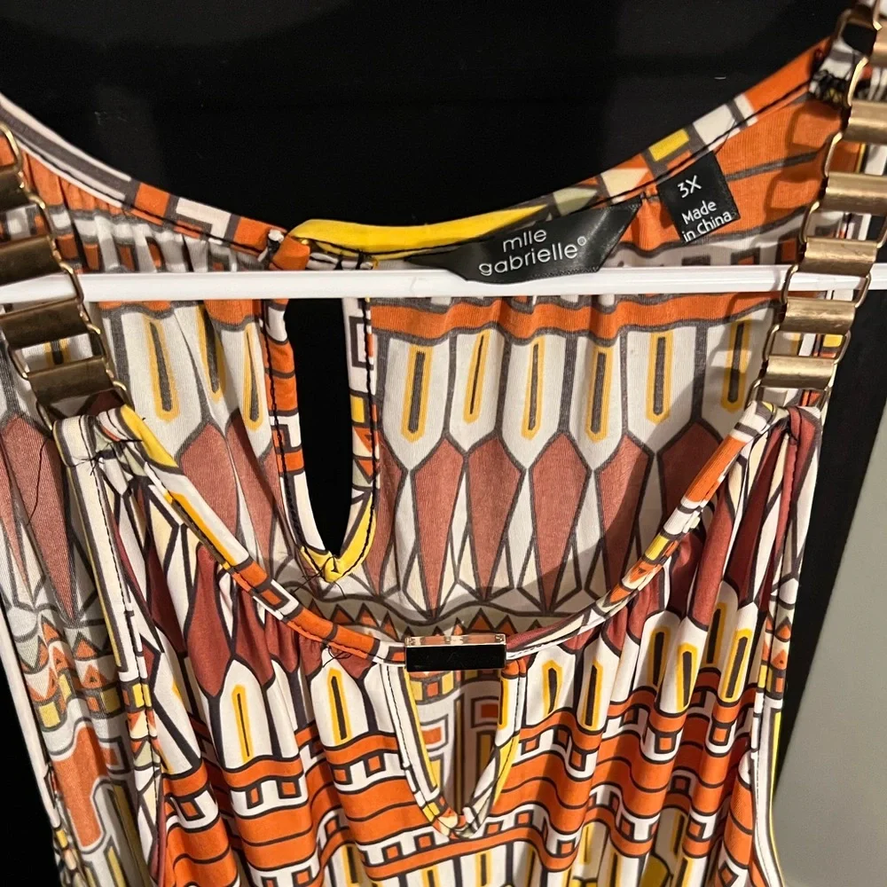 Multi Pattern Dress - Picture 2 of 5